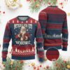 Funny Xmas Santa Ugly Christmas Sweater Nothing For You Whore Dirty Xmas Jokes TS11