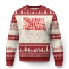 Funny Xmas Ugly Christmas Sweater Sleigh Girl Sleigh Reindeer TS11