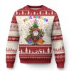 Funny Xmas In Mexico Ugly Christmas Sweater Feliz Navidad Sombrero Santa Xmas Tree TS11