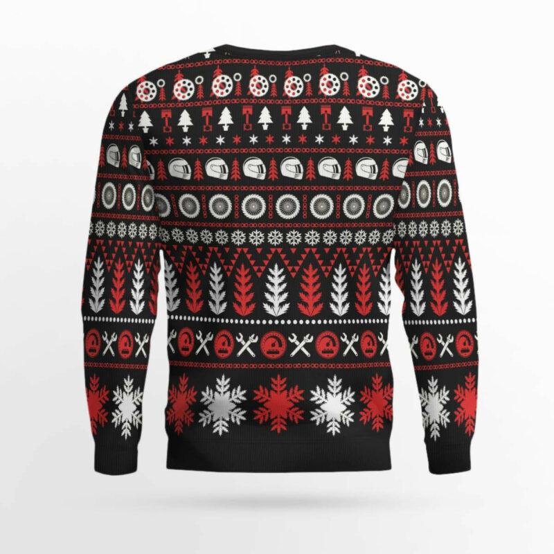 Braaap Moto Ugly Christmas Sweater (Red Version)