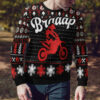 Braaap Moto Ugly Christmas Sweater (Red Version)