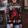 Braaap Moto Ugly Christmas Sweater (Red Version)