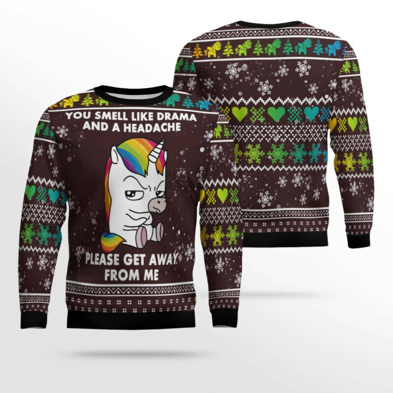 Funny Unicorn Ugly Christmas Sweater