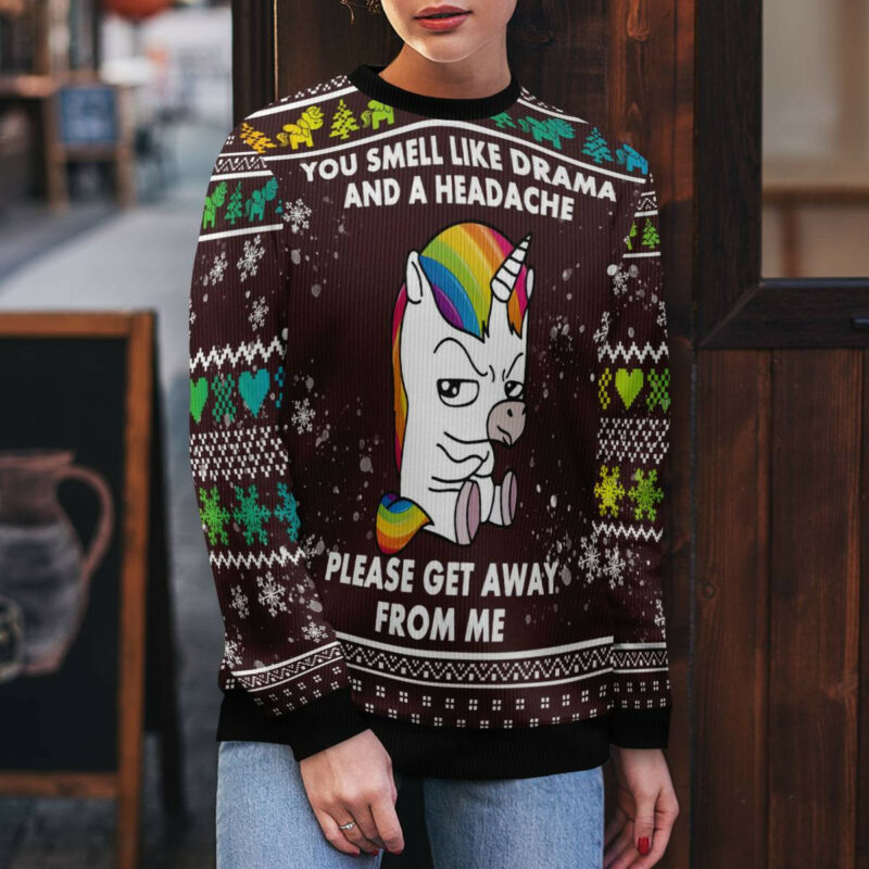 Funny Unicorn Ugly Christmas Sweater