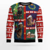 Cute Dachshund Ugly Christmas Sweater