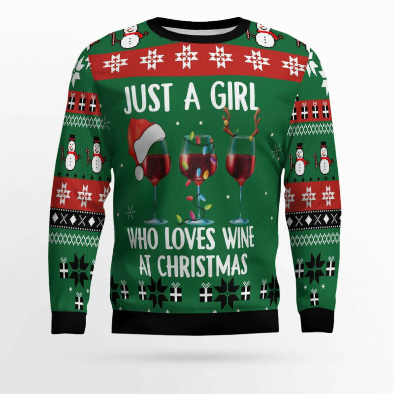 Wine Xmas Ugly Christmas Sweater