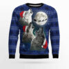 Wolf Moon Ugly Christmas Sweater