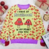 "I have so Mushroom in My Heart for You" Valentine Funny Sweater