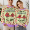 "I have so Mushroom in My Heart for You" Valentine Funny Sweater