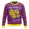 "You Stole a Pizza My Heart" Valentine Funny Sweater