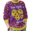 "You Stole a Pizza My Heart" Valentine Funny Sweater