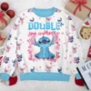 ''Double-Trouble'' Couple Funny Valentine Sweater