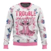 ''Double-Trouble'' Couple Funny Valentine Sweater