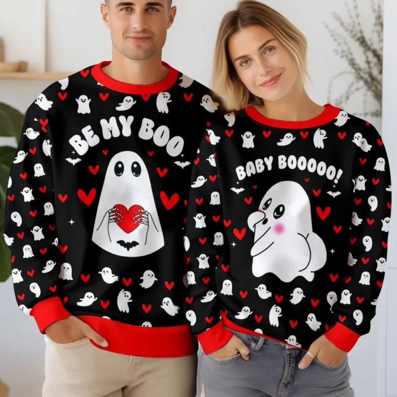 Baby Boo Couple funny Valentine Sweater