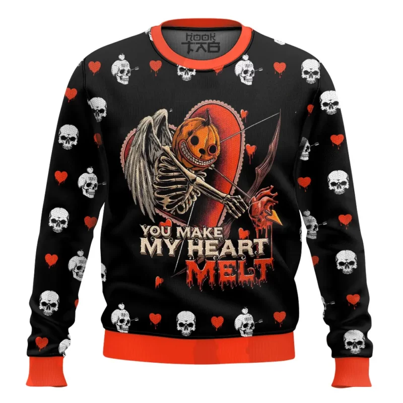 "You make my Heart Melt" Valentine Funny Sweater