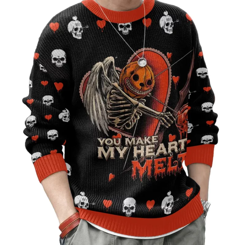 "You make my Heart Melt" Valentine Funny Sweater