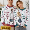 Personalized Couple funny Valentine Sweater