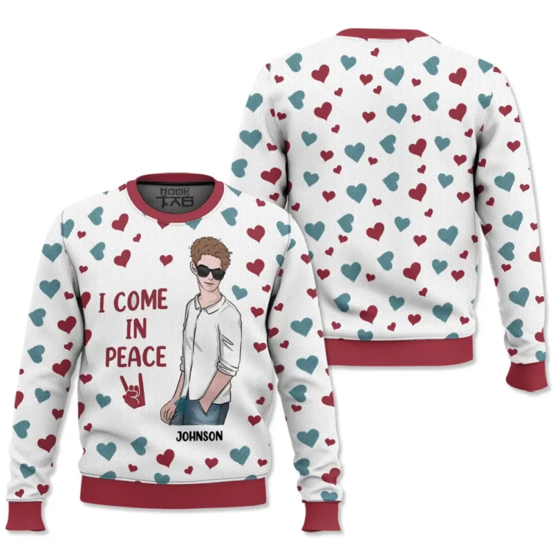 Personalized Couple funny Valentine Sweater