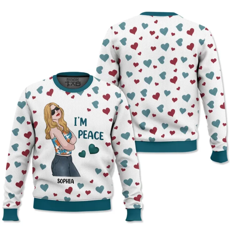 Personalized Couple funny Valentine Sweater