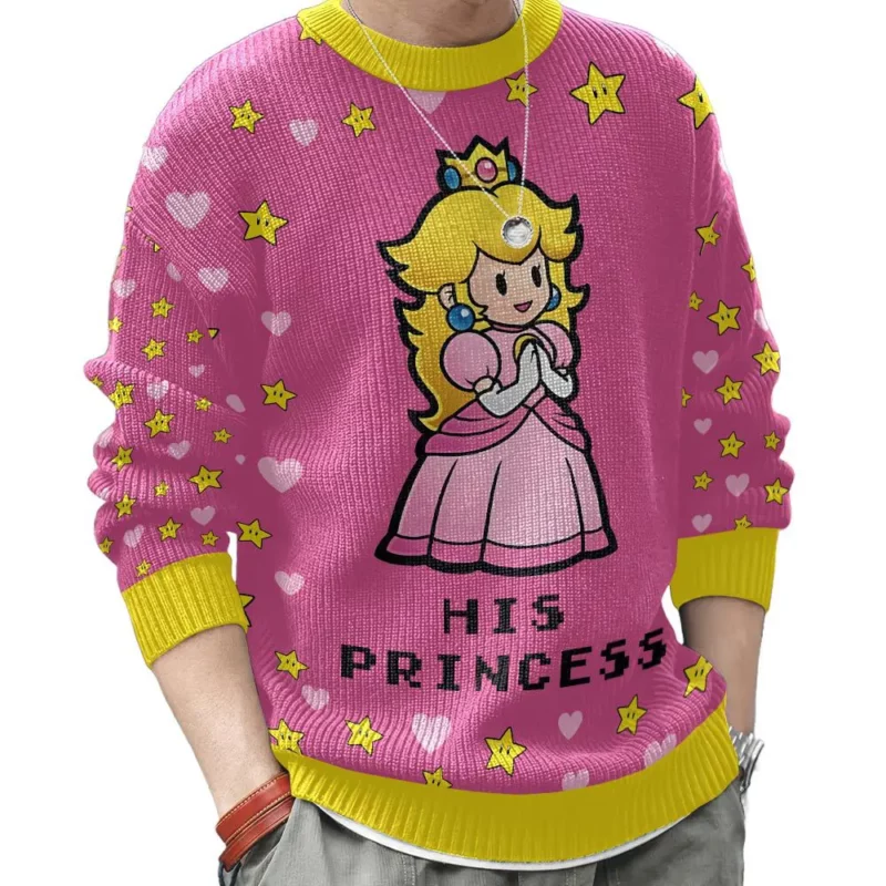 Super Mario Couple Funny Valentine Sweater