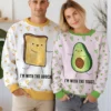 ''Toast and Avocado'' Couple Valentine Sweater