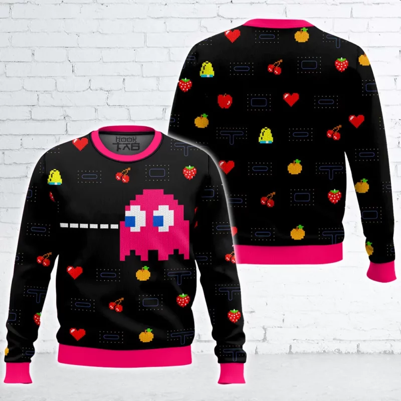 Pacman Couple Funny Valentine Sweater