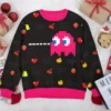 Pacman Couple Funny Valentine Sweater