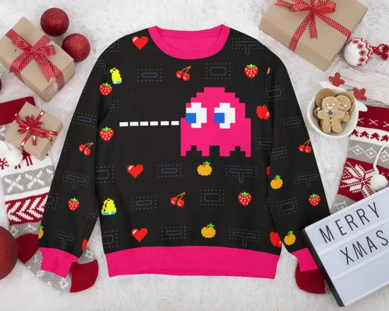 Pacman Couple Funny Valentine Sweater