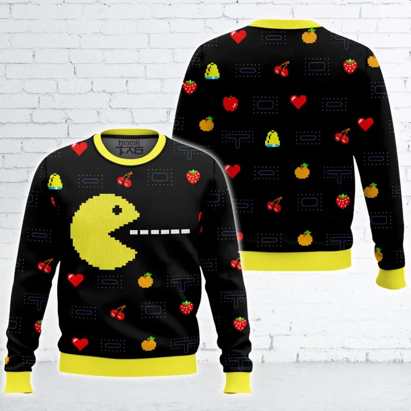 Pacman Couple Funny Valentine Sweater