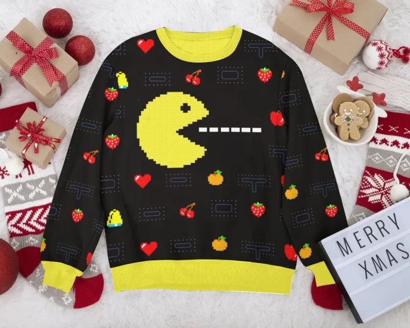 Pacman Couple Funny Valentine Sweater