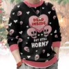 "Dead Inside But Still Horny" Valentine Funny Sweater