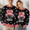 "Dead Inside But Still Horny" Valentine Funny Sweater