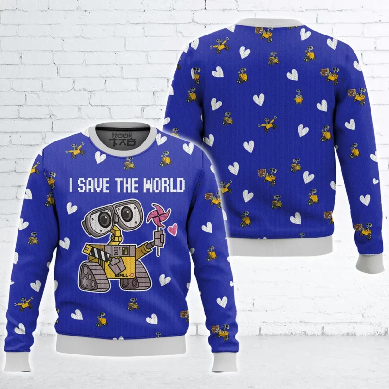 Wall-E Couple funny Valentine Sweater