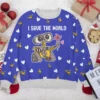 Wall-E Couple funny Valentine Sweater