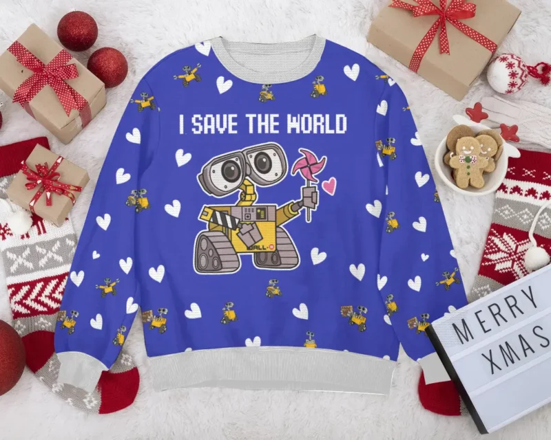 Wall-E Couple funny Valentine Sweater