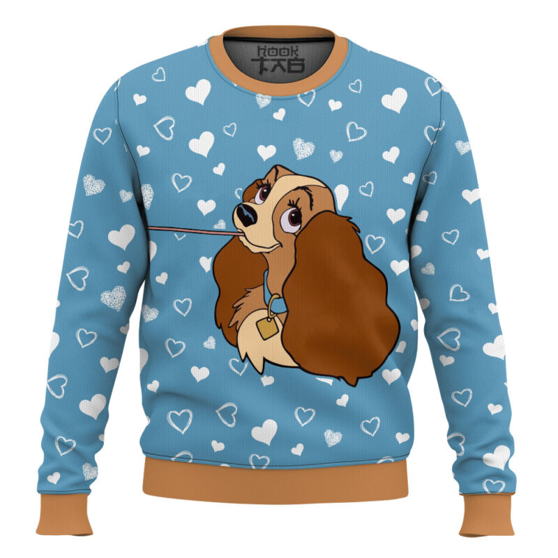 "Lady and the Tramp" Couple Valentine Sweater