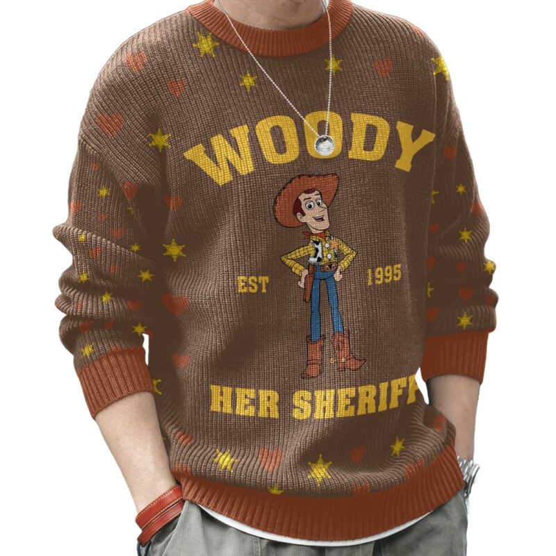 "Woodie and Jessie" Personalized Couple funny Valentine Sweater