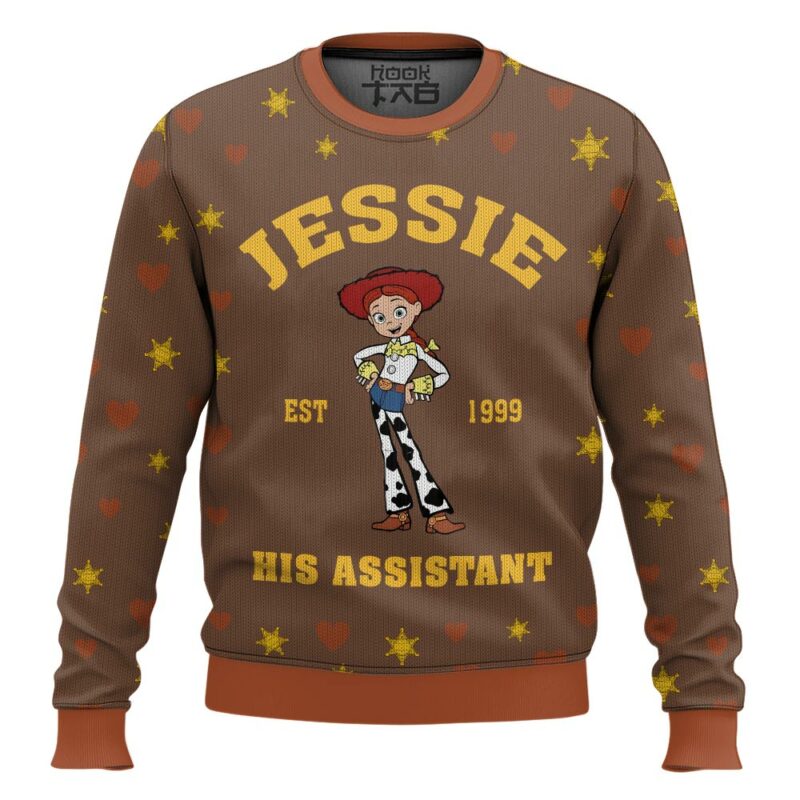 "Woodie and Jessie" Personalized Couple funny Valentine Sweater