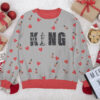 King Queen Gambit Couple Valentine Funny Sweater