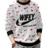 Just love Hubby and Wifey Couple funny Valentine Sweater