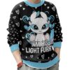 "Light and Night Furry" Couple funny Valentine Sweater