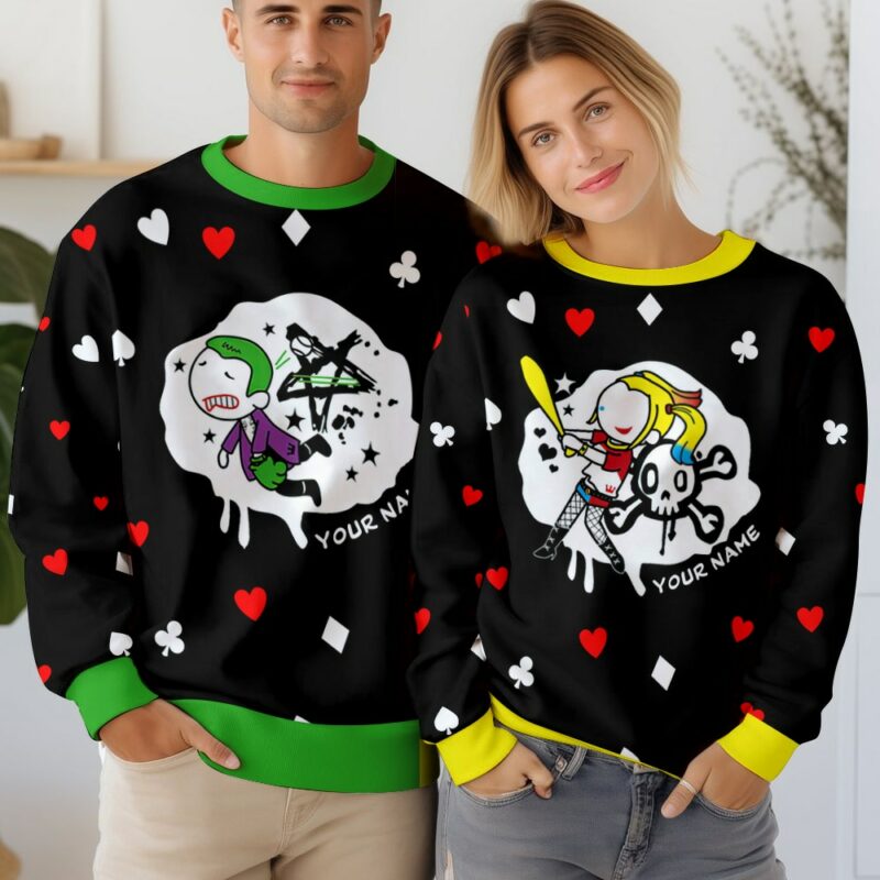 My One & Only Madness Personalized Couple Valentine Funny Sweater