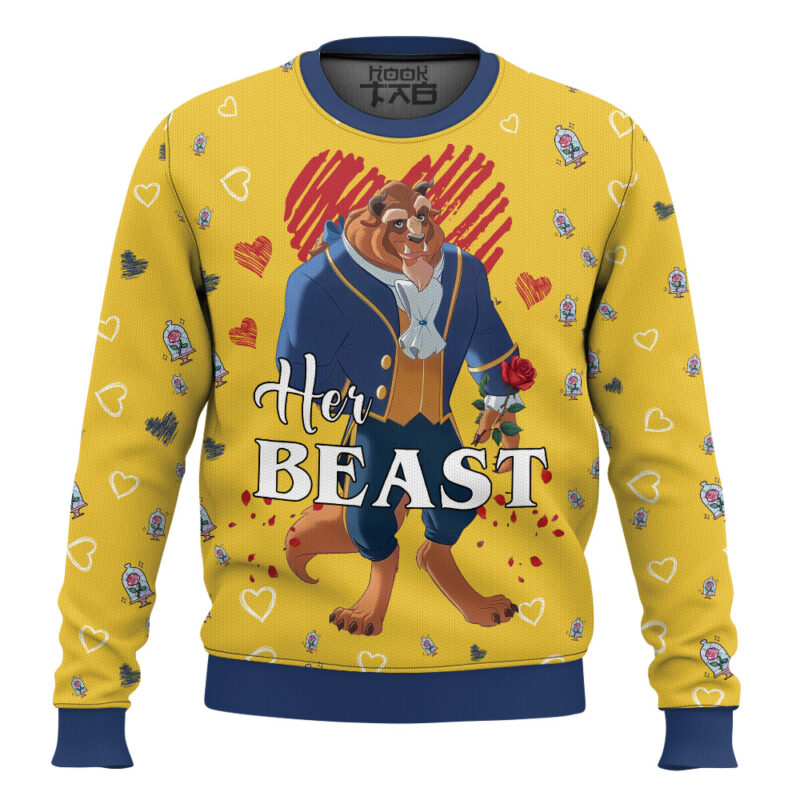 "Beauty and the Beast" Funny Valentine Sweater