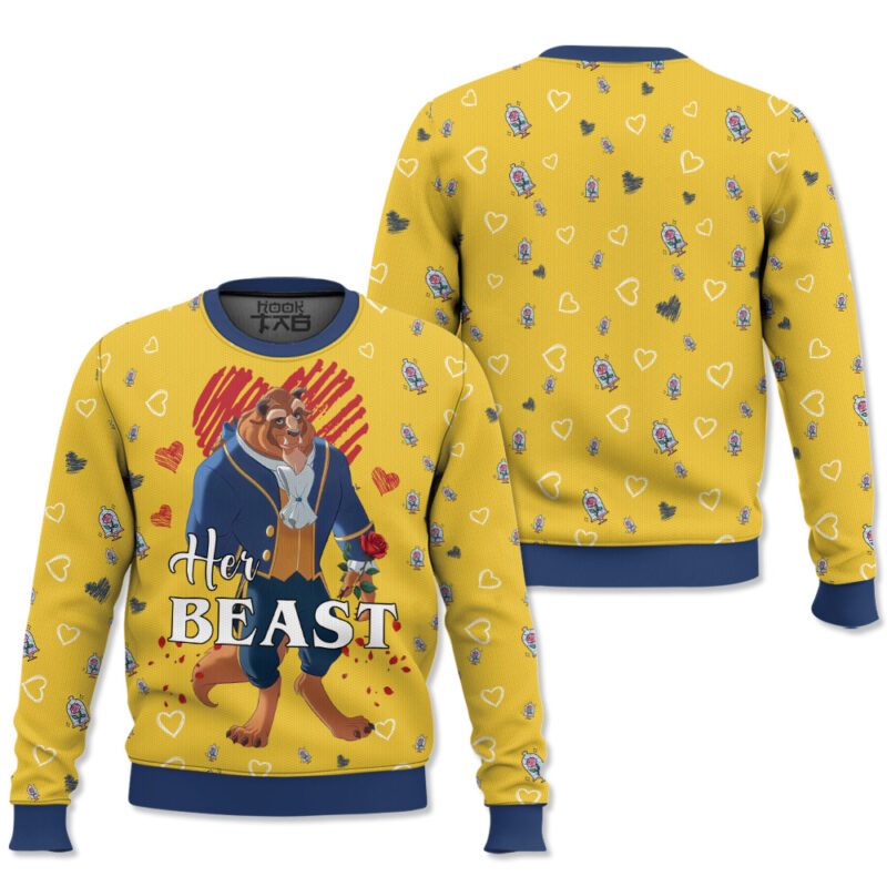 "Beauty and the Beast" Funny Valentine Sweater