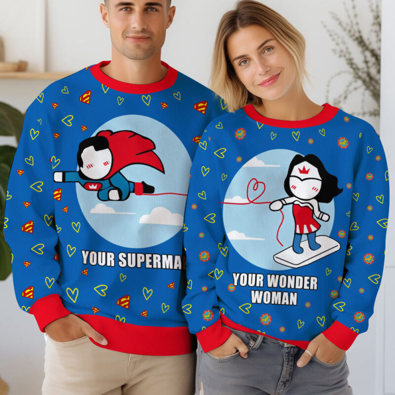 Made for loving you Couple Valentine Funny Sweater