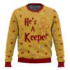 She’s a Catch, He’s a Keeper Valentine Couple Sweater