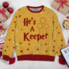 She’s a Catch, He’s a Keeper Valentine Couple Sweater