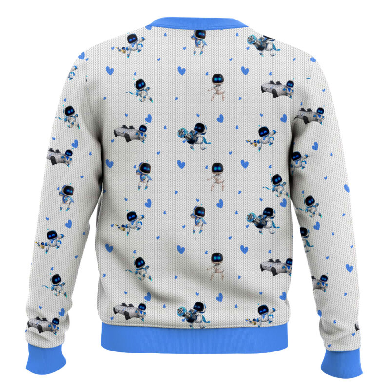 Astro Bot Valentine Couple Sweater