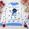 Astro Bot Valentine Couple Sweater