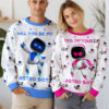 Astro Bot Valentine Couple Sweater